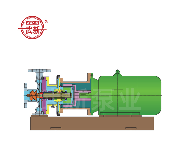 MJF磁力傳動臥式漿料負(fù)壓化工泵